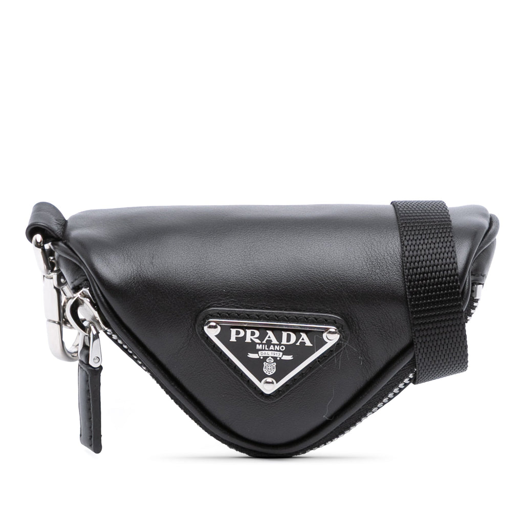Mini Soft Nappa Triangle Pouch