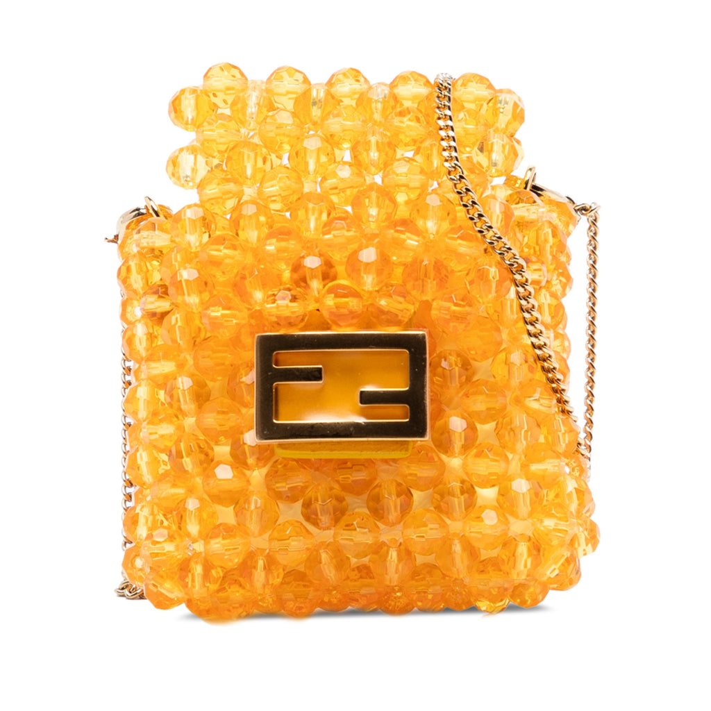 Mini Glass Vitello King Beaded Pico Baguette Charm