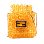 Mini Glass Vitello King Beaded Pico Baguette Charm