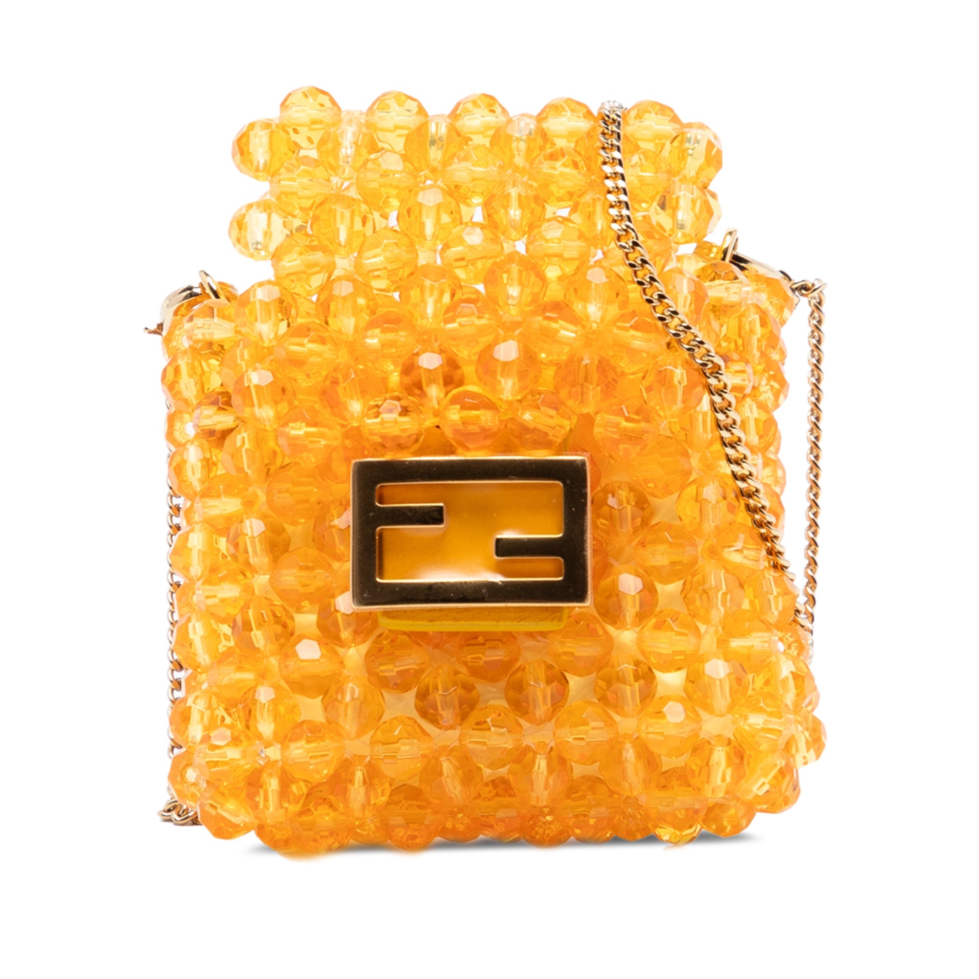 Mini Glass Vitello King Beaded Pico Baguette Charm