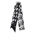 Printed Bandeau Silk Scarf