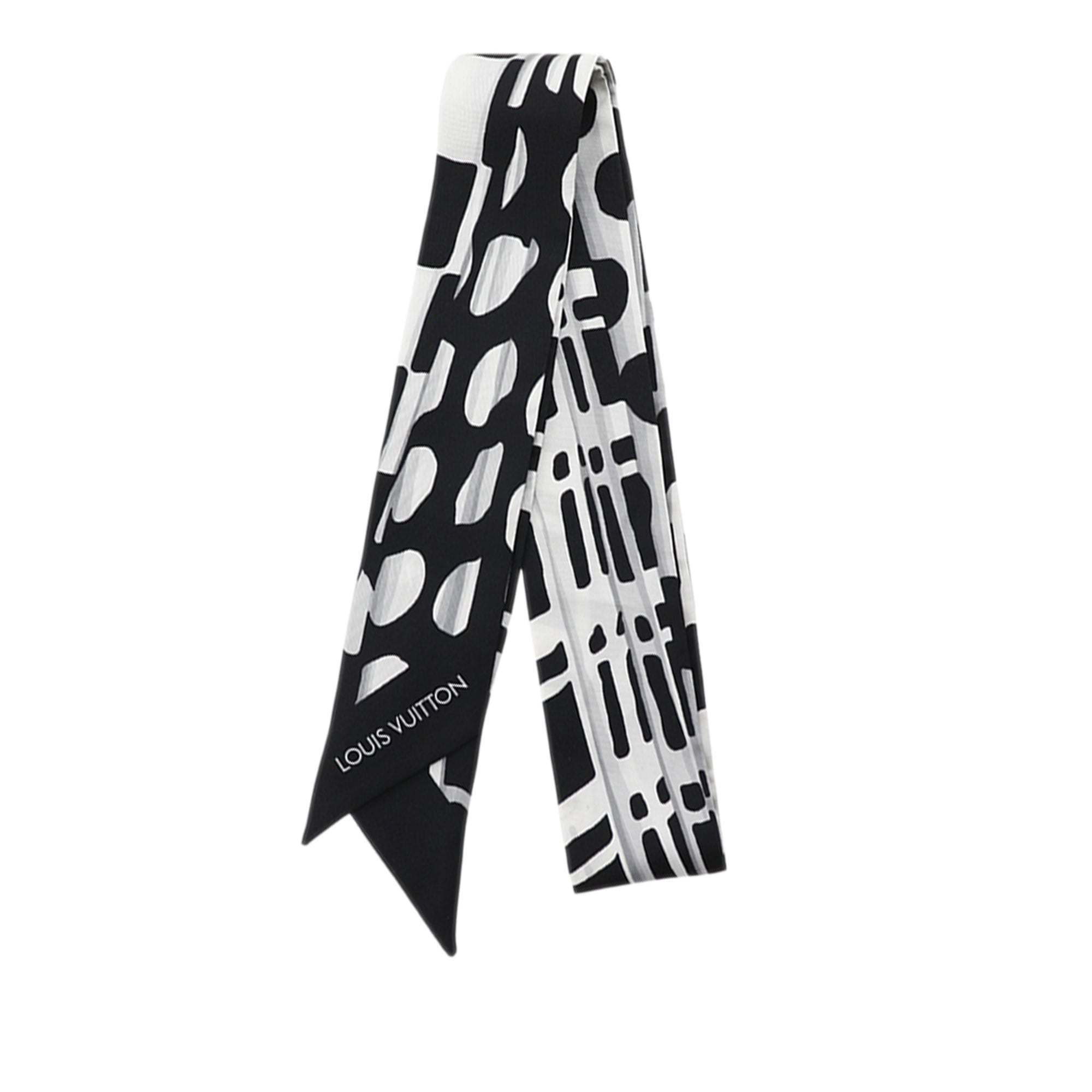Printed Bandeau Silk Scarf