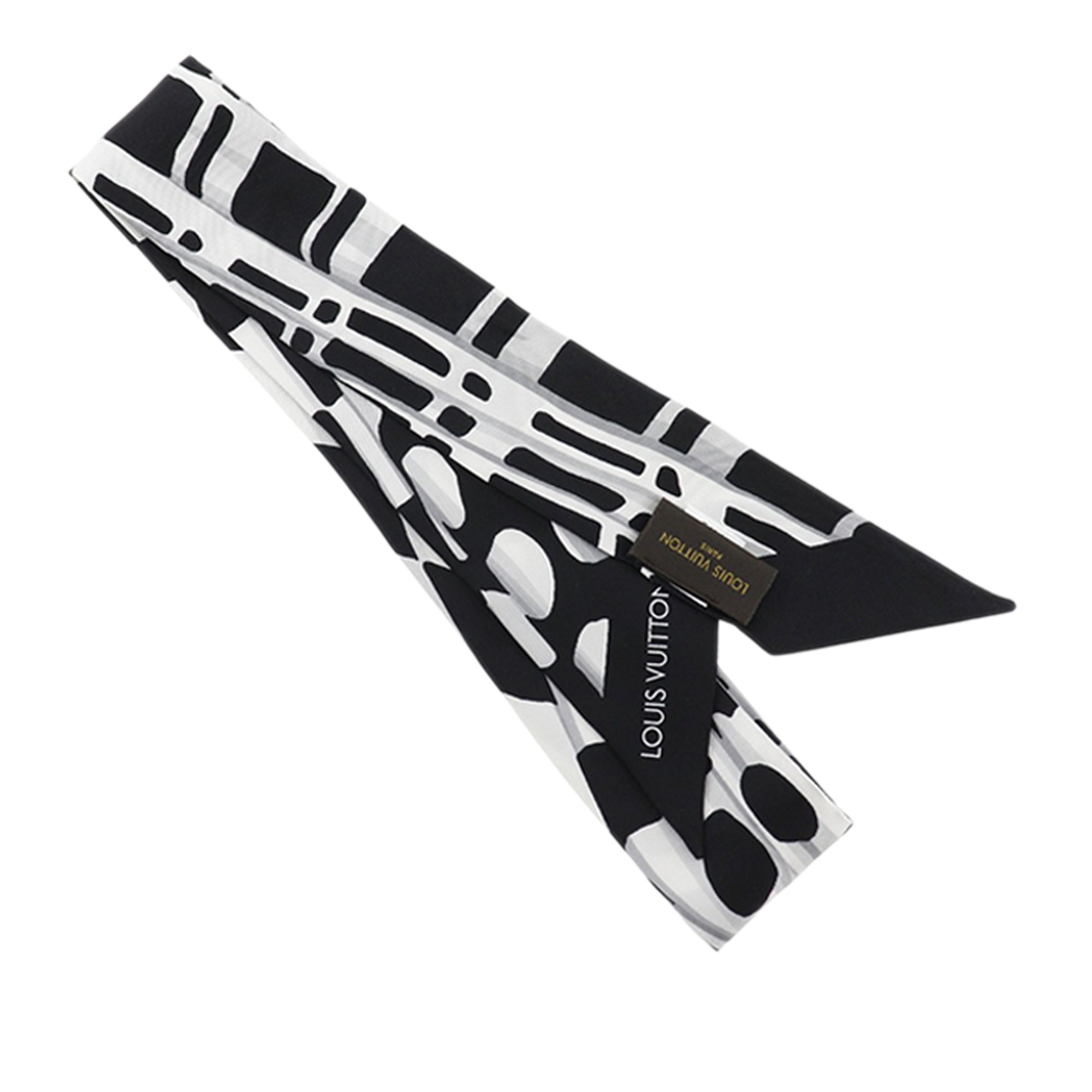 Printed Bandeau Silk Scarf