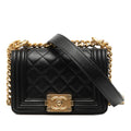 Mini Quilted Lambskin Boy Flap