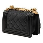 Mini Quilted Lambskin Boy Flap