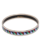 Narrow Enamel Clous de Trompe Bangle 65