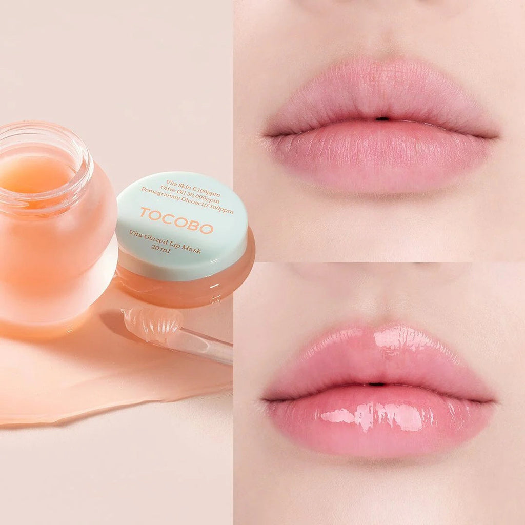 TOCOBO – Mascarilla de Labios Vita Glazed 20ml | Hidratación Intensa & Brillo Nutritivo