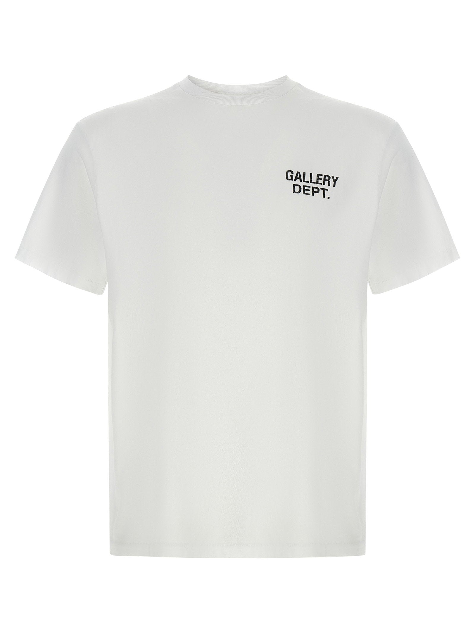 Gallery Dept. Logo-Printed Cotton T-Shirt — White