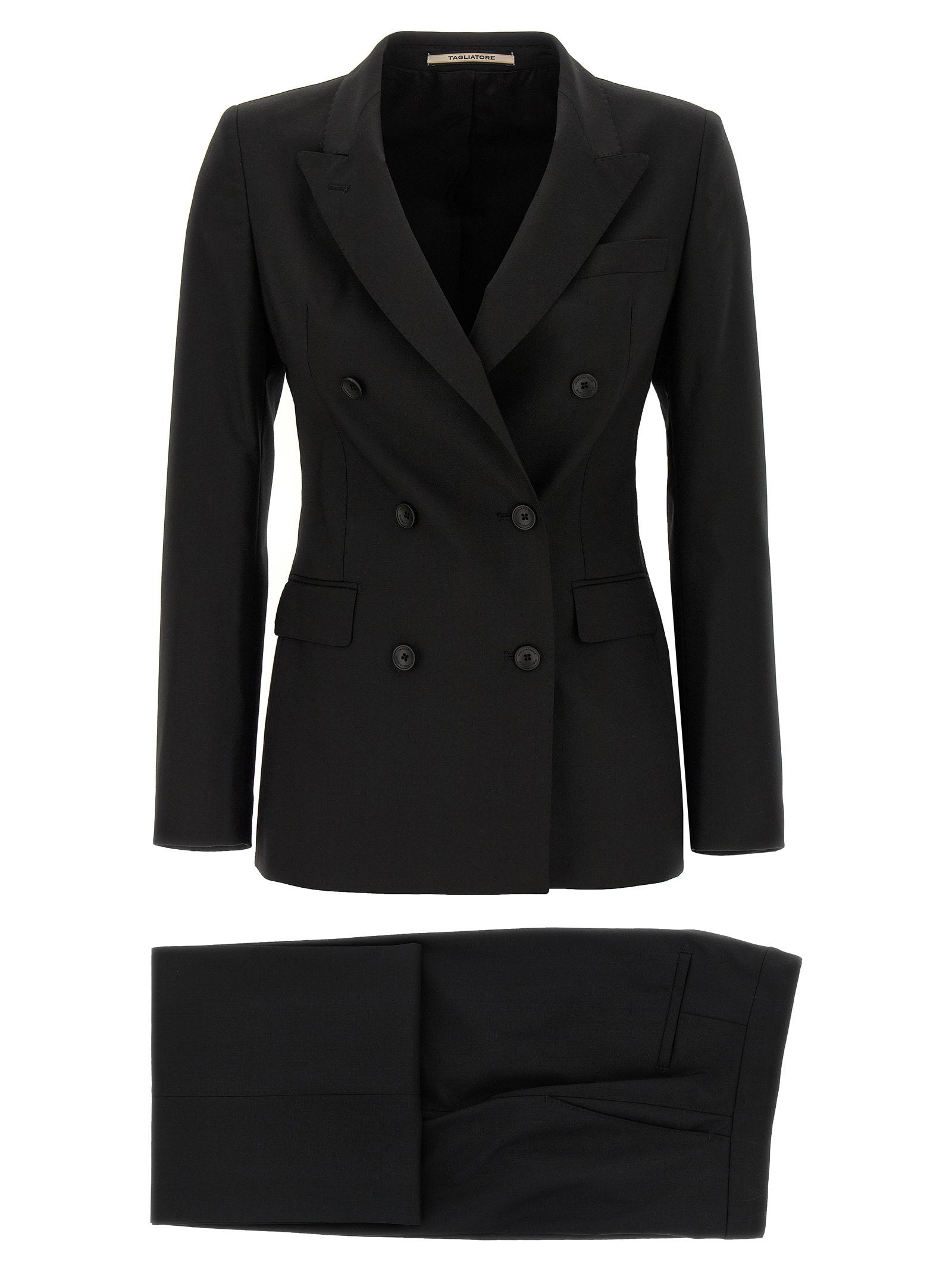 Tagliatore Parigi Pant Suit — Black