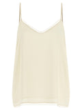 Fabiana Filippi Filo Diamante Tank Top — Cream
