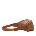 Leather V Greca Signature Belt Bag