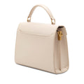 Mini Suede and Calfskin Cassandra Top Handle Bag