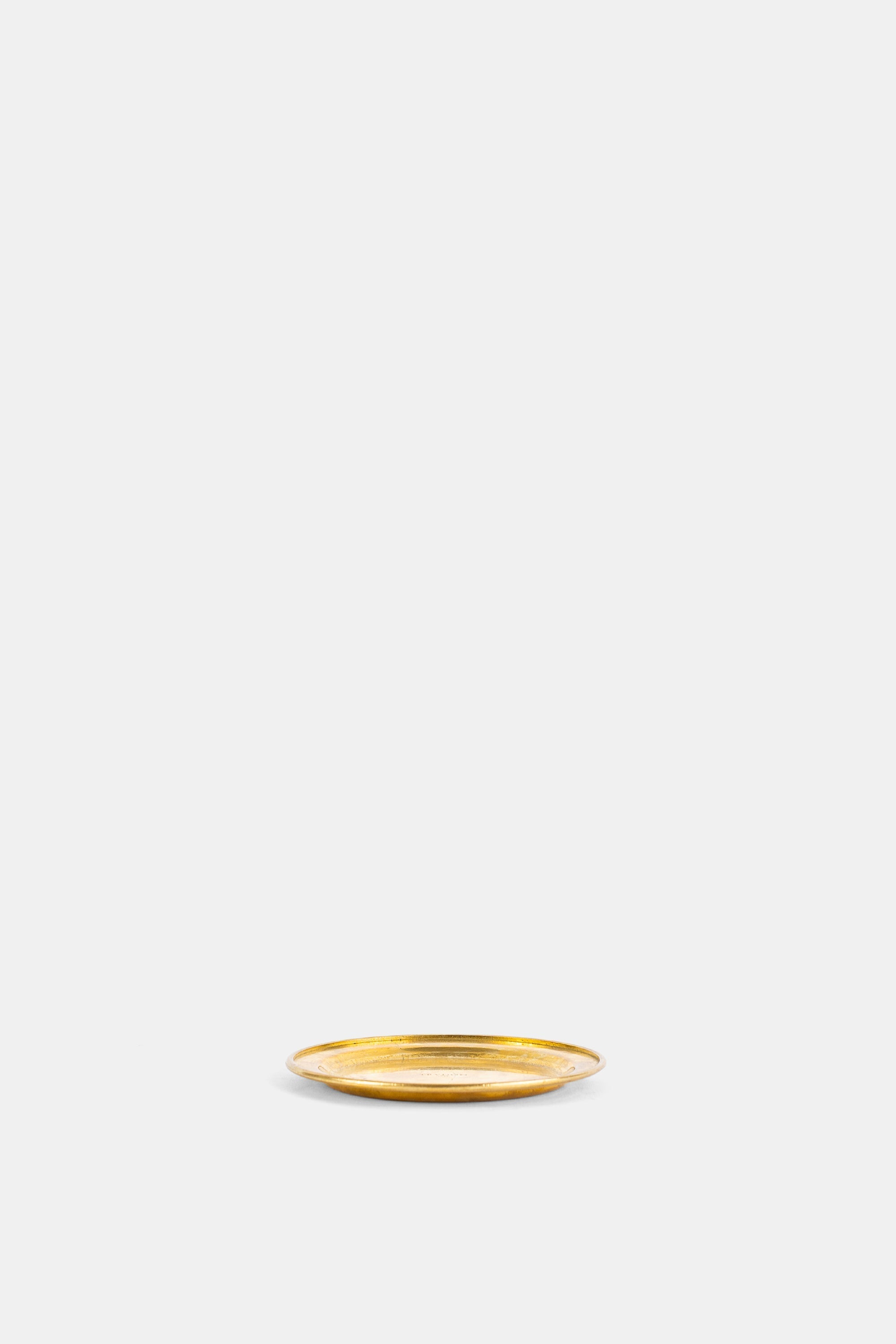Trudon Gilded Brass Candle Holder — Gold