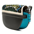 William De Morgan Mini Embroidered Leather Floral Gate Crossbody
