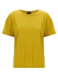 Tom Ford Silk Crew Neck T-shirt — Yellow