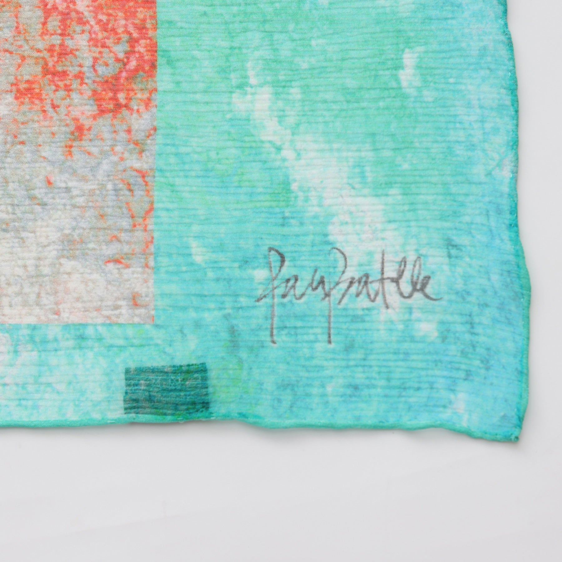 Multicolor Silk Scarf Fucsia Paradis