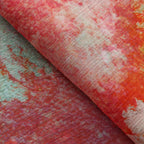 Multicolor Silk Scarf Fucsia Paradis