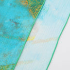 Multicolor Silk Scarf Oxido Marino