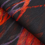 Black & Red Silk Scarf Anubis