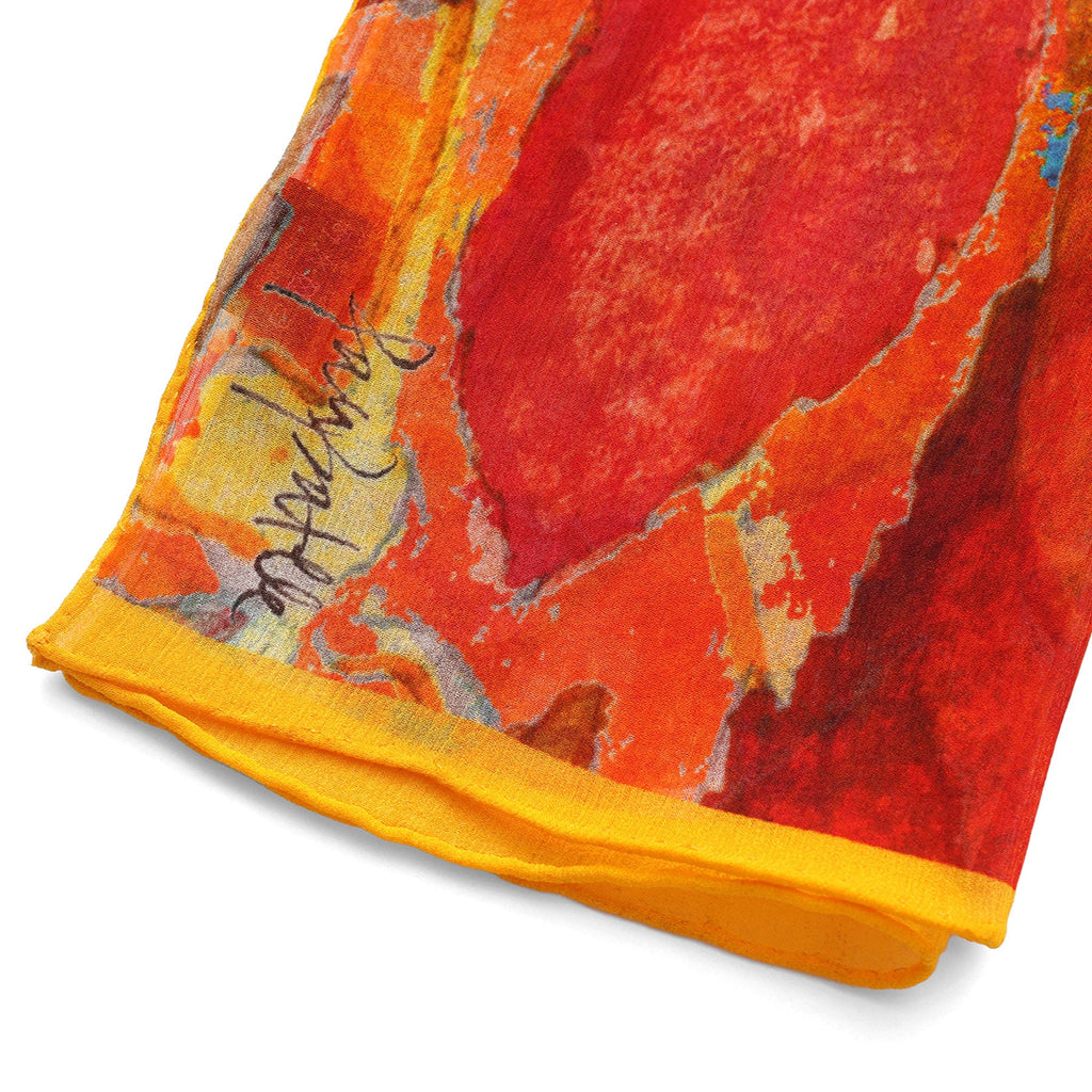 Multicolor Silk Scarf Demeter