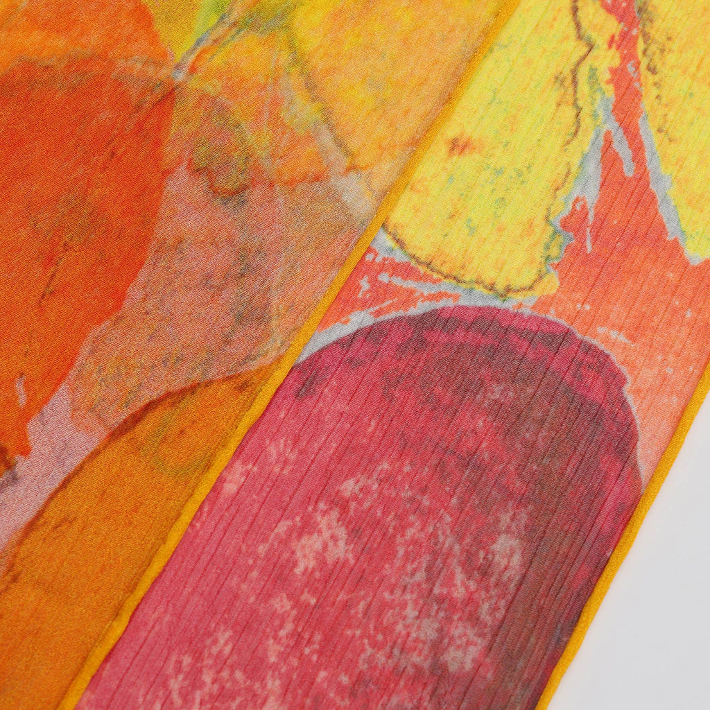 Multicolor Silk Scarf Demeter