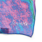 Multicolor Silk Scarf Océano Fucsia