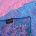 Multicolor Silk Scarf Océano Fucsia