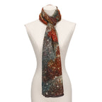 Multicolor Silk Scarf Polvo Cósmico