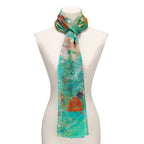 Natural Silk Scarf Mundos Ocultos