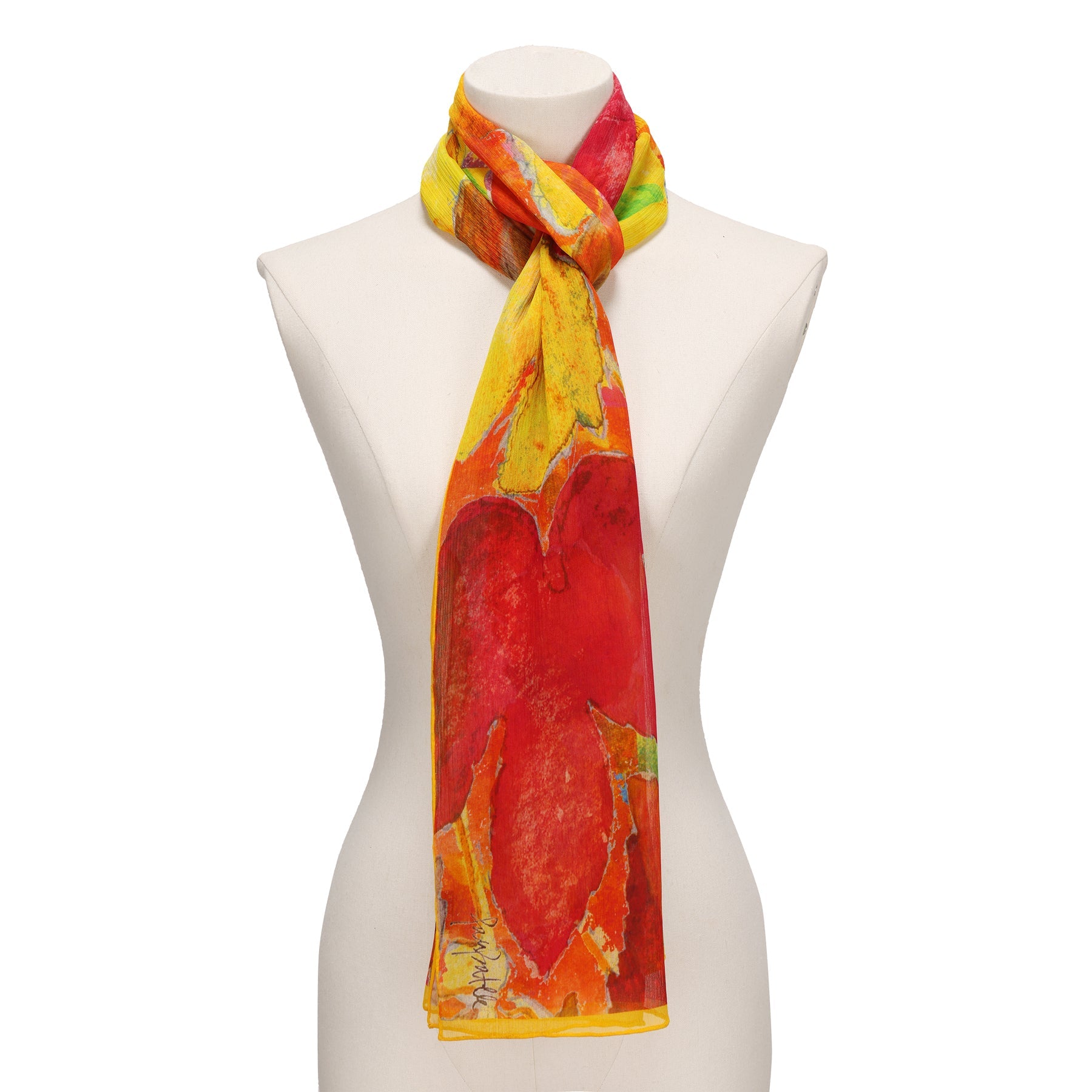Multicolor Silk Scarf Demeter