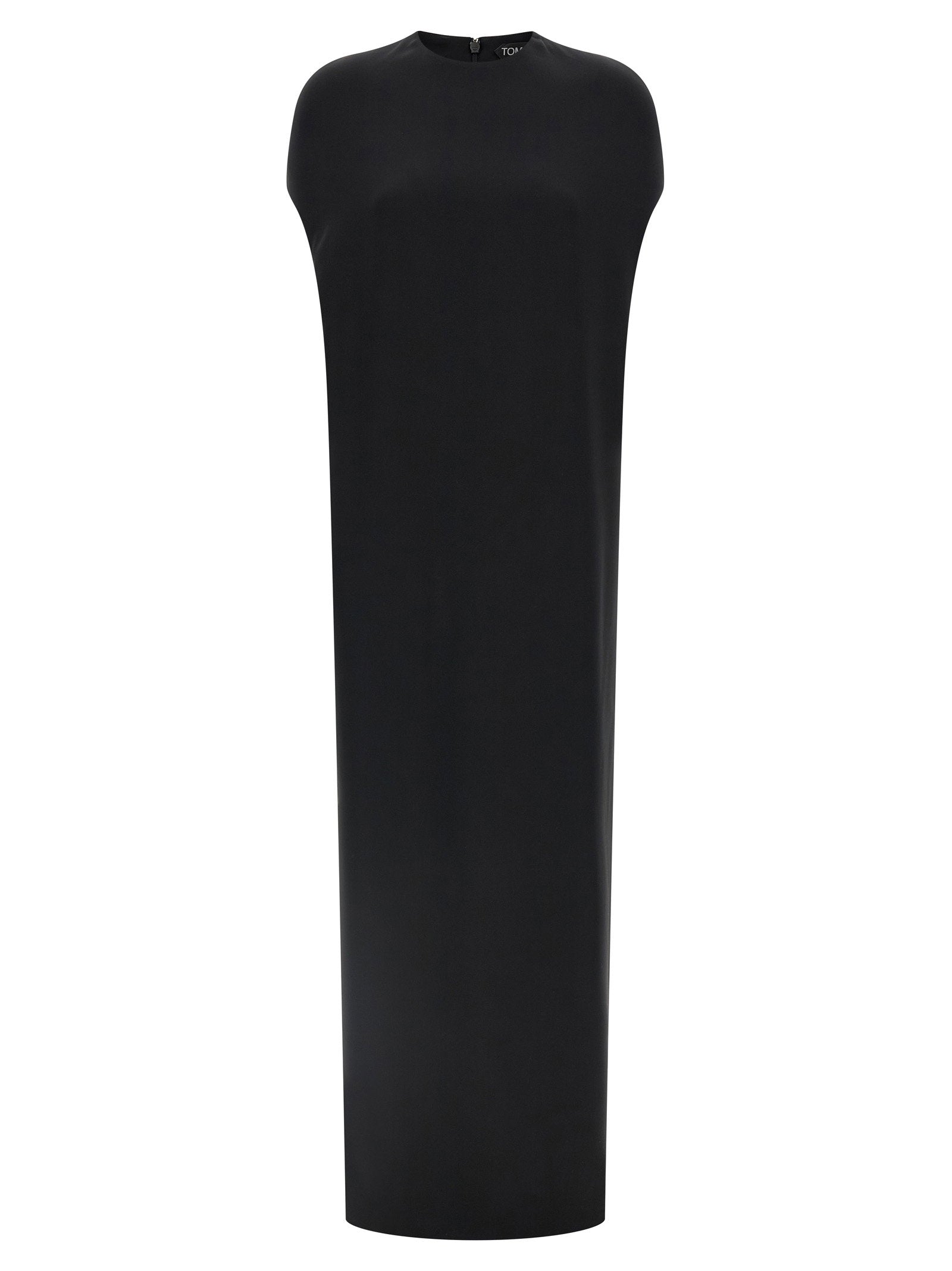 Tom Ford Double Georgette Jumpsuit — Black