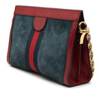 Small Suede Web Ophidia Chain Crossbody