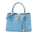 Goatskin Madras Satchel