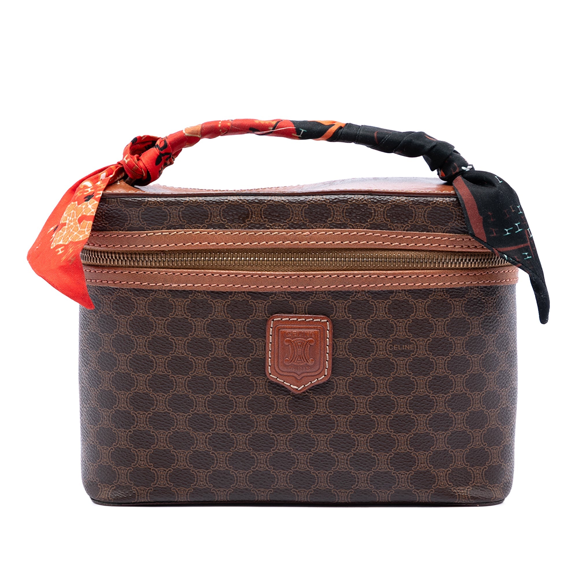 Macadam Coated Canvas Vanity Bag
