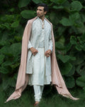 Ivory Whisper Sherwani Set By KYNAH, Luxury Indian Fashion & Bridal Wear