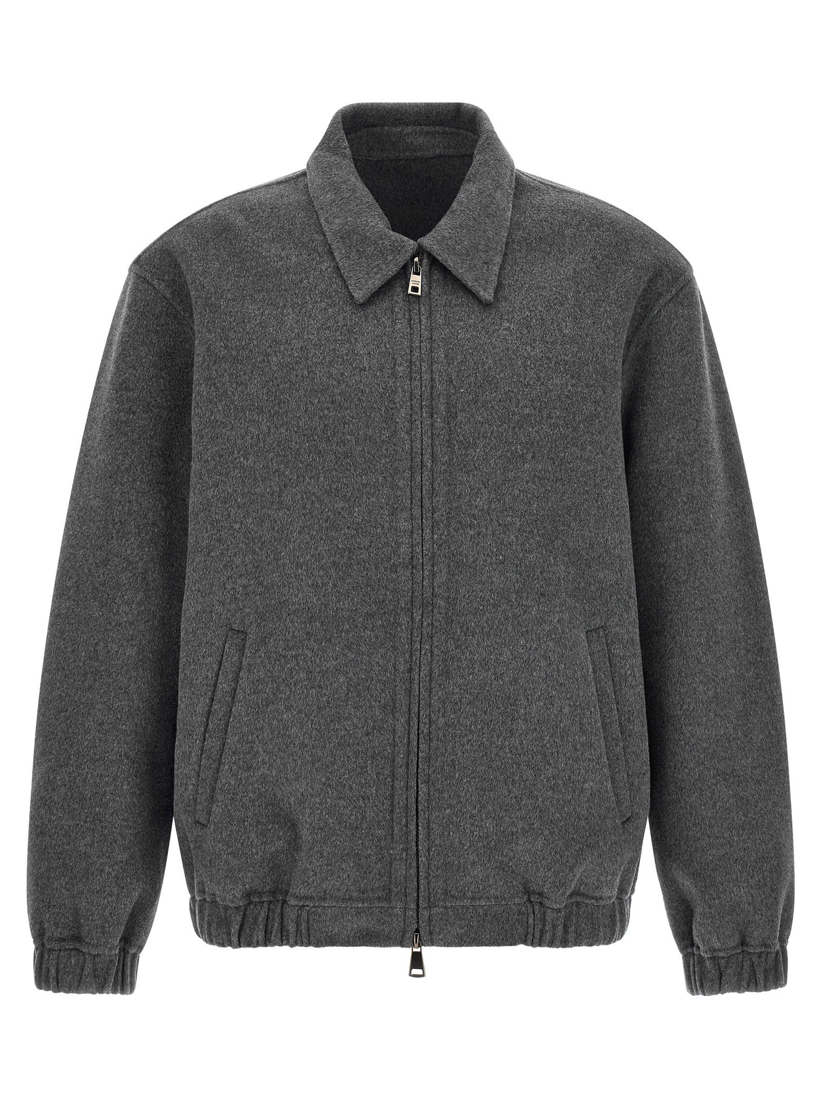 Giorgio Brato Wool and Cashmere Blend Jacket — Gray