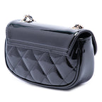 Mini CC Quilted Patent Single Flap