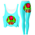 1 Up Crop Top and Leggings Combo