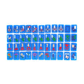 Royal Blue Texas Tiles By The Mahjong House