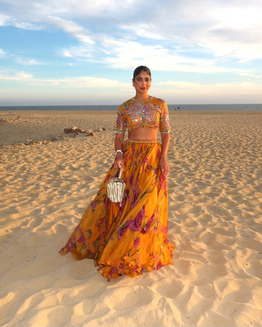Rasha Lehenga Set By KYNAH, Luxury Indian Fashion & Bridal Wear