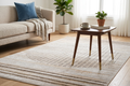 Thad Beige Washable Area Rug