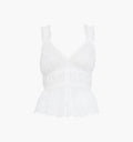 The Raven Top / White Broderie Voile   By Hill House Home