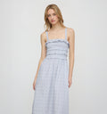 The Analise Nap Dress / Blue Swiss Dot  By Hill House Home