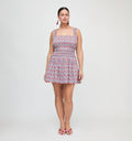 The Azalea Mini Nap Dress / Diamond Cherries Cherry Red    By Hill House Home