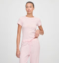 The Cleo Pajama Set / Pointelle Light Pink   By Hill House Home