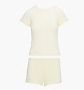 The Coco Pointelle PJ Set / Butter Yellow   By Hill House Home