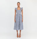 The Ellie Nap Dress / Navy Stripe   By Hill House Home