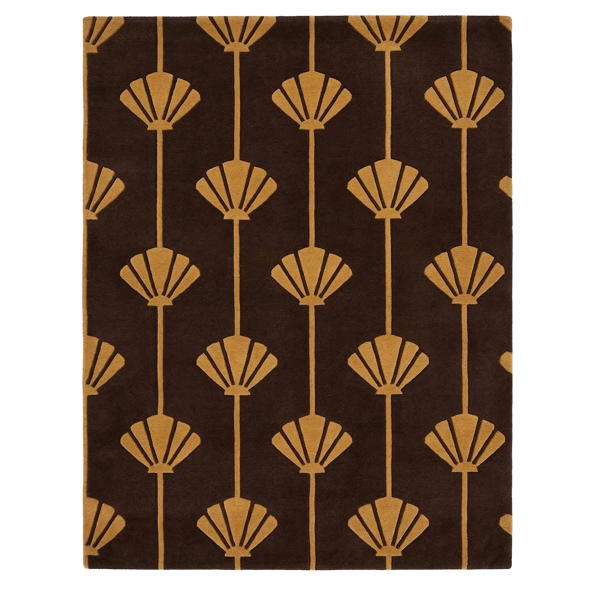 The Gilded Fan Hand Tufted Rug