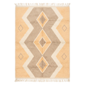 The Golden Zigzag Moroccan Rug