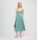 The Margot Dress / Diamond Cherries Grass Green   By Hill House Home
